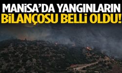 Manisa’da yangınların bilançosu belli oldu!