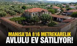 Manisa’da 816 metrekarelik avlulu ev satılıyor!