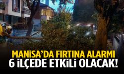Manisa’da fırtına alarmı! 6 ilçede etkili olacak