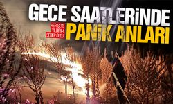 Manisa'da gece saatlerinde panik! Her şeye yıldırım sebep oldu