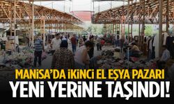 Manisa’da İkinci El Eşya Pazarı yeni yerine taşındı!