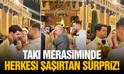 Takı merasiminde herkesi şaşırtan sürpriz!