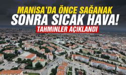 Manisa’da önce sağanak sonra sıcak hava! Tahminler belli oldu