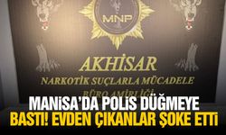 Manisa’da polis düğmeye bastı! Evden çıkanlar şoke etti