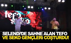 Selendi'de sahne alan Tefo ve Seko gençleri coşturdu!