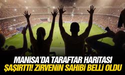 Manisa’da taraftar haritası şaşırttı! Zirvenin sahibi belli oldu