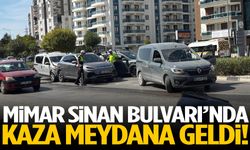 Mimar Sinan Bulvarı’nda kaza meydana geldi!