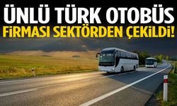 Türk otobüs firması sektörden çekildi!