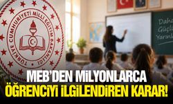 MEB’den milyonlarca öğrenciyi ilgilendiren karar!