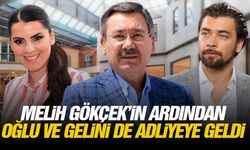 Melih Gökçek’in ardından oğlu ve gelini de adliyeye geldi!