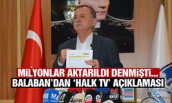 ‘Milyonlar aktarıldı’ denmişti… Balaban’dan ‘Halk TV’ açıklaması!