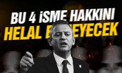 Özgür Özel'in hakkını helal etmeyeceği 4 isim belli oldu