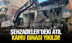 Şehzadeler'deki atıl kamu binası yıkıldı!