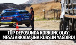 Tüp deposunda korkunç olay: Mesai arkadaşına kurşun yağdırdı!