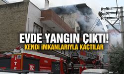 Turgutlu’da evde yangın! Anne ve oğlu son anda çıktı