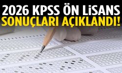 2026 KPSS Ön Lisans sonuçları açıklandı!
