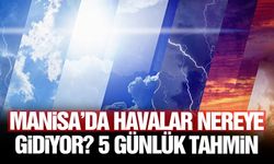 Manisa’da havalar nereye gidiyor? 5 günlük tahmin