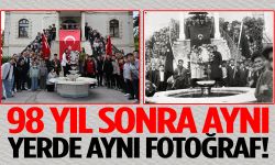 98 yıl sonra aynı yerde aynı fotoğraf!