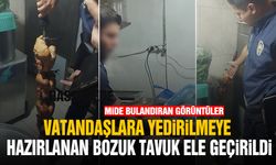 Vatandaşlara yedirilmeye hazırlanan bozuk tavuk ele geçirildi