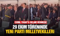 29 Ekim töreninde YENİ Parti Milletvekilleri Cemil Tugay'a selam vermedi!