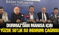 Durmaz’dan Manisa için yüzde 50’lik su indirimi çağrısı!