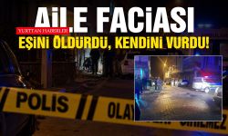 Aile faciası; Eşini vurdu!