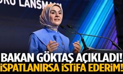 Bakan Göktaş: İspatlanırsa istifa ederim!