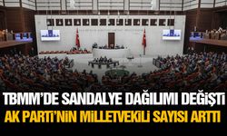 TBMM'de sandalye dağılımı değişti!