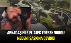 Arkadaşını 6 el ateş ederek vurdu! Nedeni şaşkına çevirdi
