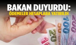 Bakan açıkladı! Ödemeler hesaplara yatırıldı