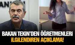 Bakan Tekin’den öğretmenleri ilgilendiren açıklama!