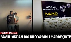Bavullardan 100 kilo yasaklı madde çıktı!
