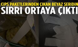 Cips paketlerinden çıkan beyaz şeridin sırrı ortaya çıktı