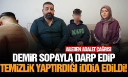 Demir sopayla darp edip temizlik yaptırdığı iddia edildi!
