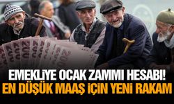 Emekliye ocak zammı hesabı! En düşük maaş için yeni rakam