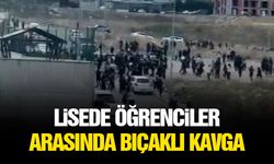 Lisede öğrenciler arasında bıçaklı kavga!