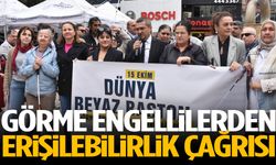 Görme engellilerden erişilebilirlik çağrısı