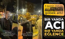 5 işçinin öldüğü gün başkanlar festivalde göbek attı!