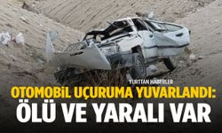 Elazığ'da otomobil uçuruma yuvarlandı: 1 ölü, 1 yaralı