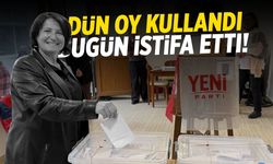 İzmir'de Yeni Partili belediye başkanı istifa etti! Dün oy kullanmıştı...