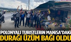 Polonyalı turistlerin Manisa’daki durağı üzüm bağı oldu