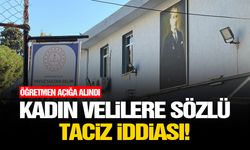 Kadın velilere sözlü taciz iddiası!