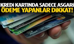 Kredi kartında sadece asgari ödeme yapanlar dikkat!
