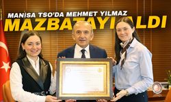 Manisa TSO'da Mehmet Yılmaz mazbatayı aldı