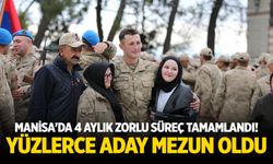 Manisa'da 4 aylık zorlu süreç tamamlandı! Yüzlerce aday mezun oldu