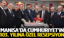 Manisa'da Cumhuriyet'in 103. yılına özel resepsiyon