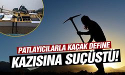 Manisa’da define operasyonu! Patlayıcılarla kazı yaparken yakalandılar...