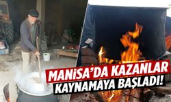 Manisa’da kazanlar kış için kaynıyor