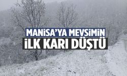 Manisa’da kış kendini gösterdi… Mevsimin ilk karı düştü!
