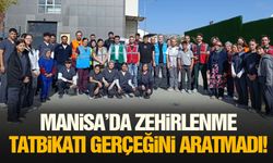 Manisa’da zehirlenme tatbikatı gerçeğini aratmadı!
